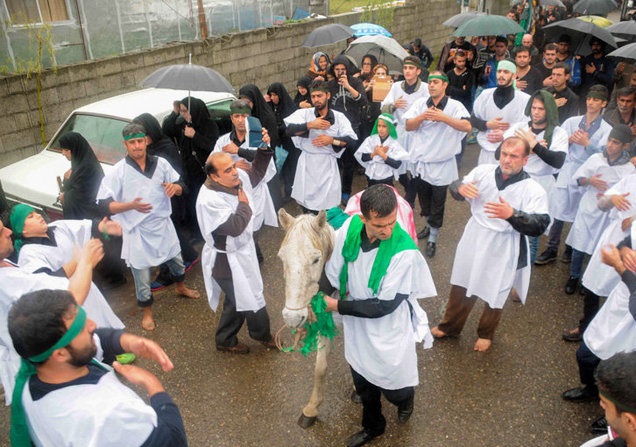عکس/ عزاداری سومین روز شهادت اباعبدالله(ع)‌ در روستای گیله‌چالان